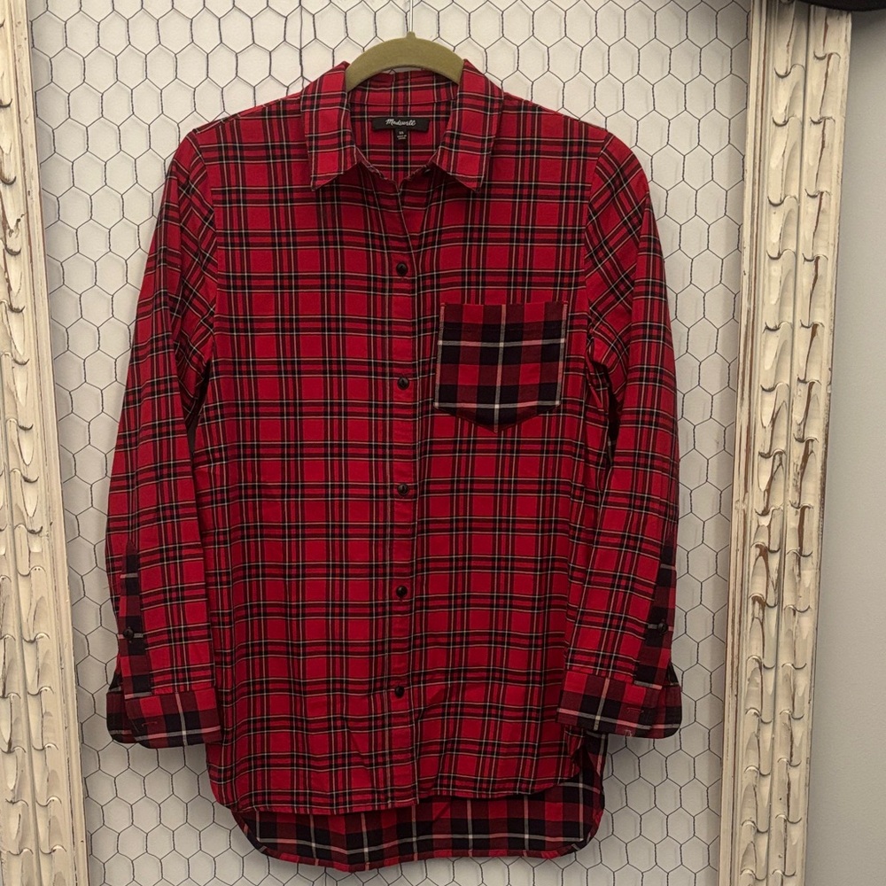 Madewell Ex-Boyfriend Plaid Shirt